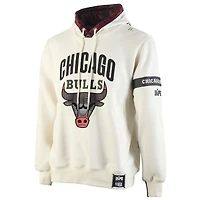 Men's NBA x Two Hype  Cream Chicago Bulls Culture & Hoops Collection Premium Pullover Hoodie