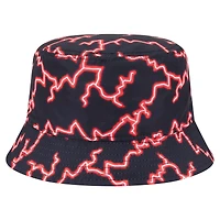 Men's New Era Black/Light Blue Chicago Bulls Summer Sun and Storm Reversible Bucket Hat