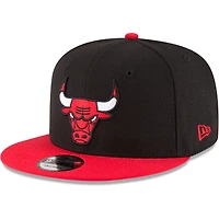Men's New Era Red/Black Chicago Bulls 2-Tone 9FIFTY Adjustable Snapback Hat