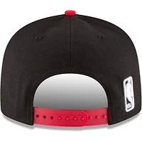 Men's New Era Black/Red Chicago Bulls Two-Tone 9FIFTY Adjustable Hat