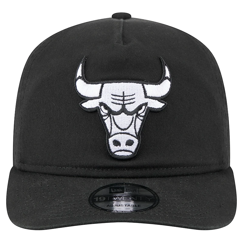 Casquette ajustable New Era noire Chicago Bulls 19TWENTY pour homme