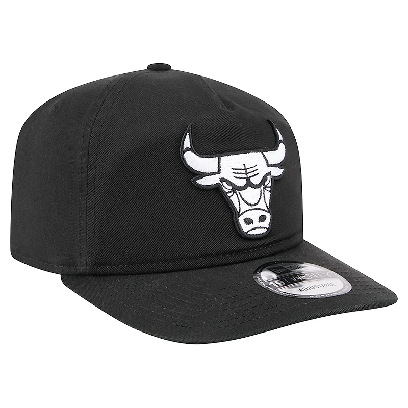 Casquette ajustable New Era noire Chicago Bulls 19TWENTY pour homme