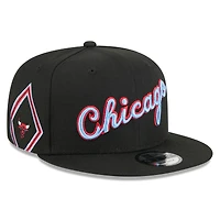 Casquette snapback New Era Chicago Bulls City Edition 2025/26 pour homme, noire