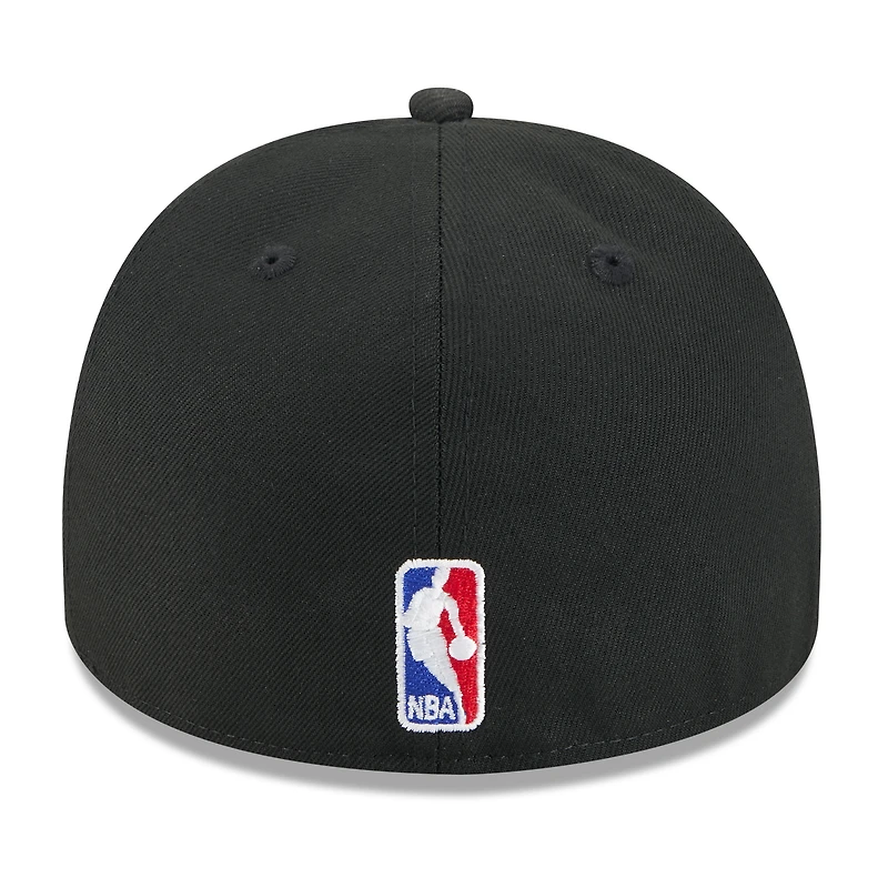 Casquette ajustée A-Frame 59FIFTY noire New Era pour homme, Chicago Bulls, draft NBA 2025