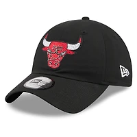 Casquette New Era noire pour homme Chicago Bulls, édition spéciale NBA Draft 2026, style classique décontracté et ajustable