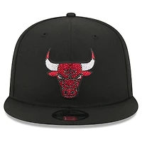 Men's New Era Black Chicago Bulls 2026 NBA Draft Crystal 9FIFTY Snapback Hat