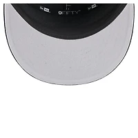 Casquette New Era noire à panneau fendu Chicago Bulls Adventure Canvas 9FIFTY Snapback pour homme