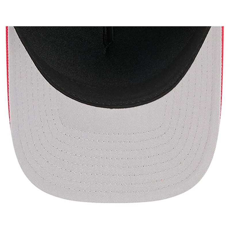 Casquette ajustable New Era noire Chicago Bulls Bold Arch COOLERA 9FORTY A-Frame M-Crown pour homme