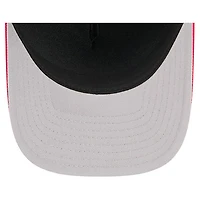 Casquette ajustable New Era noire Chicago Bulls Bold Arch COOLERA 9FORTY A-Frame M-Crown pour homme