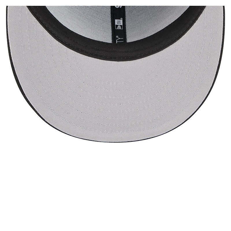 Casquette snapback New Era 9FIFTY City Edition Chicago Bulls noire pour homme