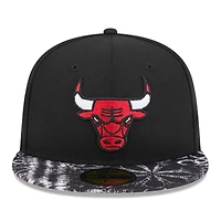 Casquette ajustée 59FIFTY à visière noire Chicago Bulls Coral Reef New Era pour homme