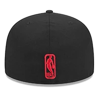 Casquette ajustée 59FIFTY à visière noire Chicago Bulls Coral Reef New Era pour homme