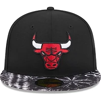 Casquette ajustée 59FIFTY à visière noire Chicago Bulls Coral Reef New Era pour homme