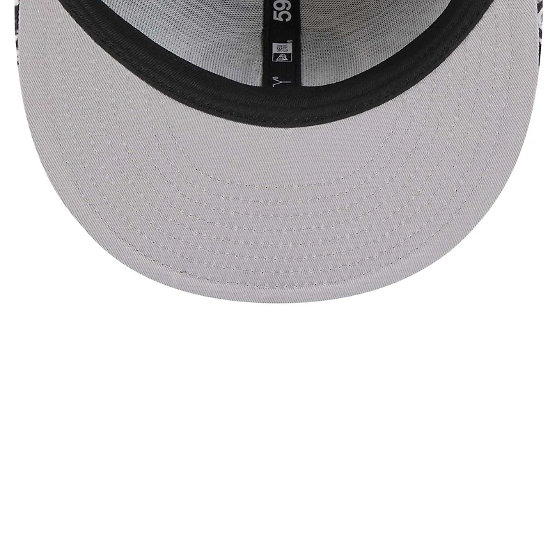 Casquette ajustée 59FIFTY à visière noire Chicago Bulls Coral Reef New Era pour homme