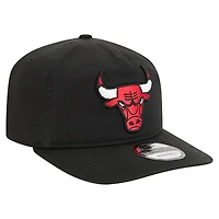 Men's New Era  Black Chicago Bulls Cotton 19TWENTY Adjustable Hat