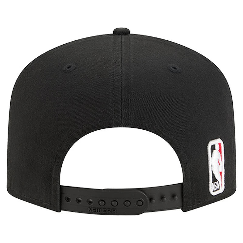 Casquette ajustable New Era Chicago Bulls 19TWENTY en coton noir pour homme