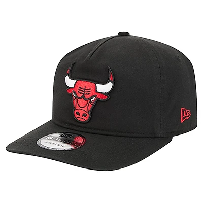 Men's New Era  Black Chicago Bulls Cotton 19TWENTY Adjustable Hat