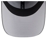 Men's New Era Black Chicago Bulls Featherweight Poly Rope Flex 39Thirty Hat
