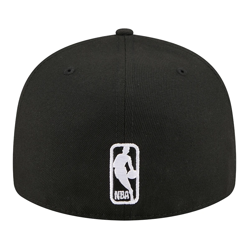 Casquette ajustée New Era Freedom 59FIFTY noire pour homme, Chicago Bulls.