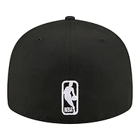 Casquette ajustée New Era Freedom 59FIFTY noire pour homme, Chicago Bulls.