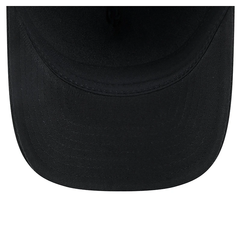 Men's New Era  Black Chicago Bulls Game Day Flag A-Frame 9FORTY Adjustable Hat