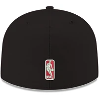 Men's New Era Black Chicago Bulls Official Team Color 59FIFTY Fitted Hat