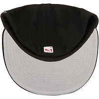Men's New Era Black Chicago Bulls Official Team Color 59FIFTY Fitted Hat