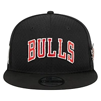 Casquette Snapback 9FIFTY Post-Up Pin Mesh Chicago Bulls noire New Era pour homme