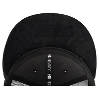 Men's New Era  Black Chicago Bulls Quilted Nylon 9SEVENTY Trucker Adjustable Hat