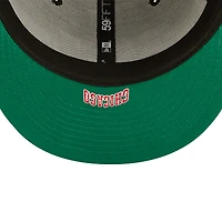 Men's New Era Black Chicago Bulls Side Split 59FIFTY - Fitted Hat
