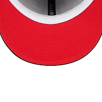 Casquette ajustée 59FIFTY noire avec ruban Chicago Bulls New Era pour hommes
