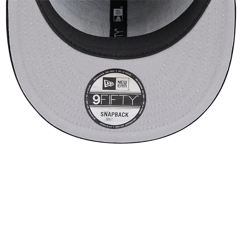 Casquette snapback 9FIFTY en velours côtelé noir Chicago Bulls de New Era pour homme