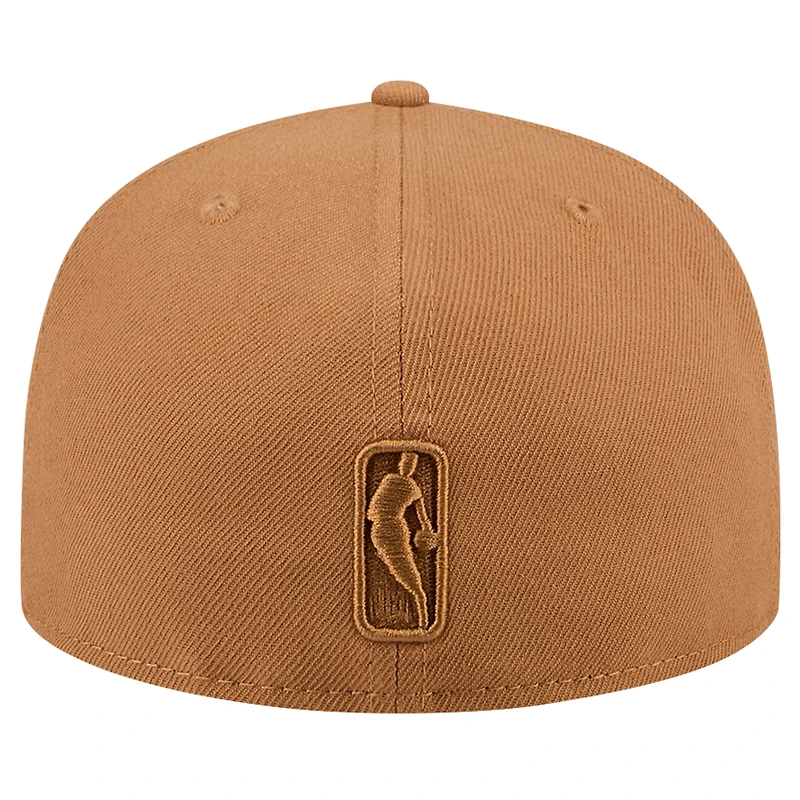 Casquette ajustée 59FIFTY New Era des Chicago Bulls pour hommes, marron