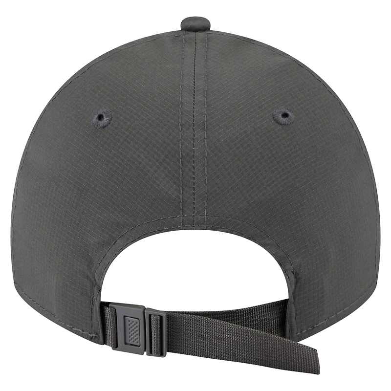 Men's New Era Charcoal Chicago Bulls Active Ripstop 9TWENTY Adjustable Hat