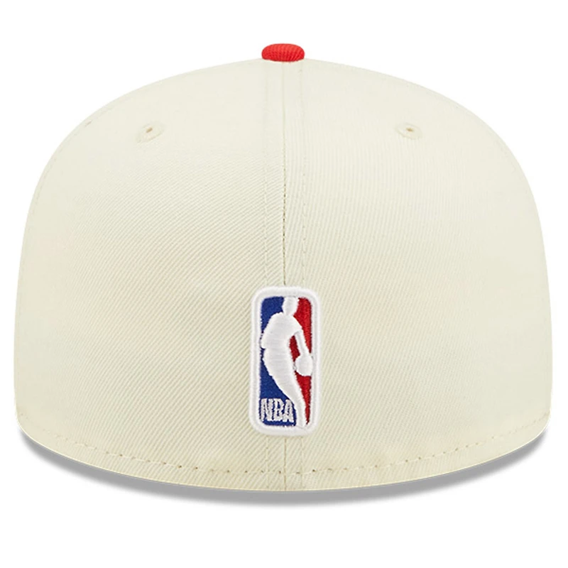 Men's New Era Cream/Red Chicago Bulls - 2022 NBA Draft 59FIFTY Fitted Hat