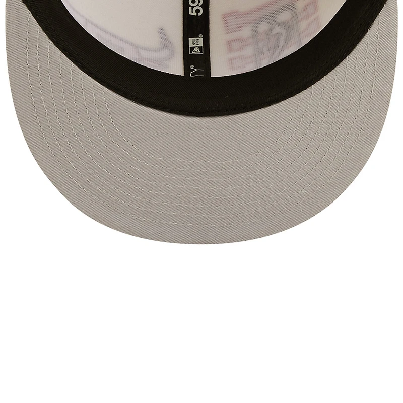 Men's New Era Cream/Red Chicago Bulls - 2022 NBA Draft 59FIFTY Fitted Hat