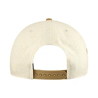 Men's New Era  Cream Chicago Bulls Herringbone 9FIFTY A-Frame Snapback Hat
