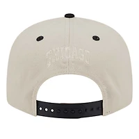 Casquette ajustable à pression Chicago Bulls 9FIFTY pour homme New Era Cream Injection Team Art
