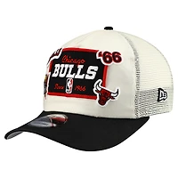 Casquette ajustable New Era crème Chicago Bulls 19TWENTY pour homme