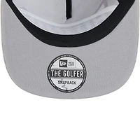 Men's New Era Gray Chicago Bulls Throwback Corduroy Golfer Snapback Hat