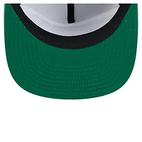 Casquette snapback grise New Era Chicago Bulls pour homme, modèle rétro, propriété du golfeur