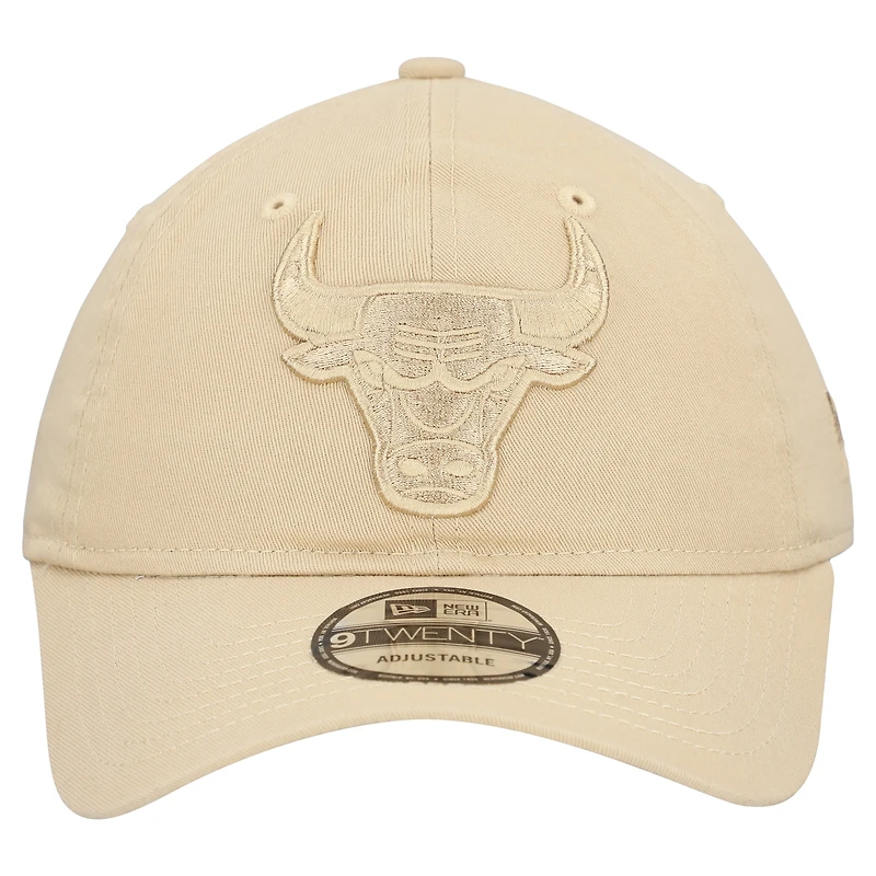 Casquette ajustable New Era kaki Chicago Bulls Color Pack 9TWENTY pour homme