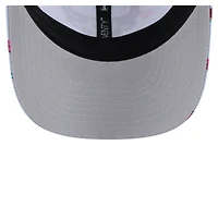 Men's New Era Light Blue/Gray Chicago Bulls Adventure Aloha Pattern 9SEVENTY Stretch-Snap Hat