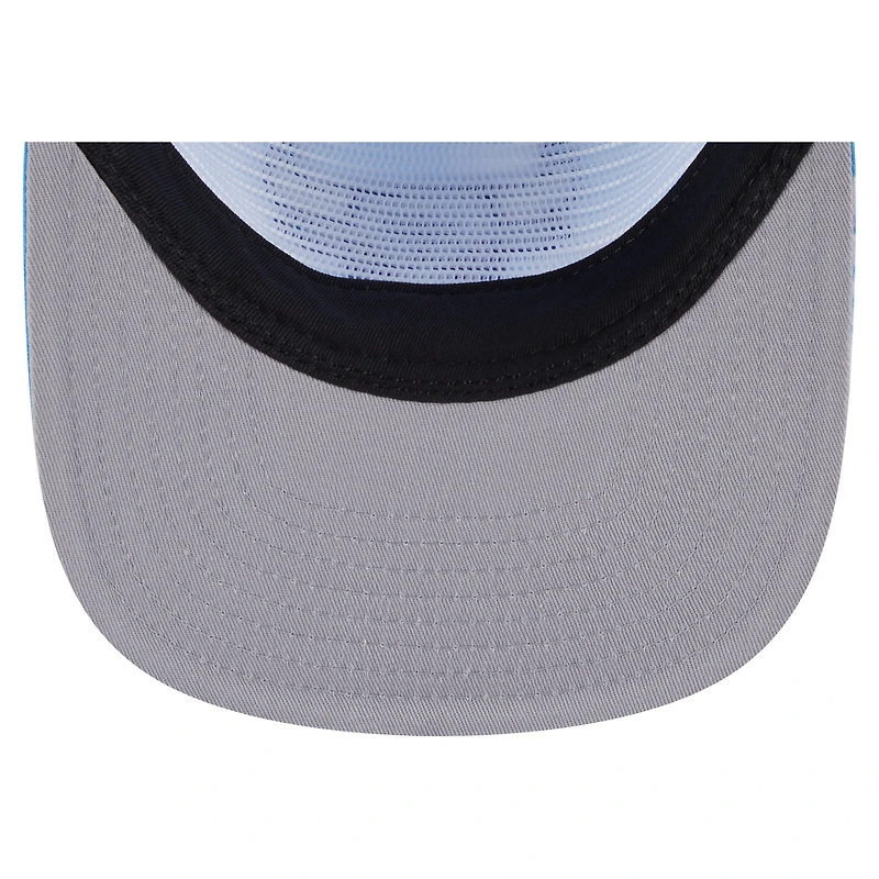 Men's New Era Light Blue Chicago Bulls Head in the Clouds Golfer Rope Adjustable Hat