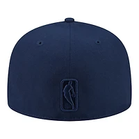 Men's New Era Navy Chicago Bulls Tonal Color Pack 59FIFTY Fitted Hat