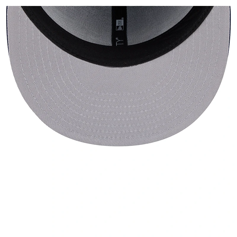 Men's New Era Navy Chicago Bulls Tonal Color Pack 59FIFTY Fitted Hat