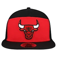 Men's New Era  Red/Black Chicago Bulls Outdoor Split Panel 9FIFTY Snapback Hat