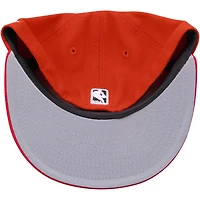 Casquette ajustée New Era rouge Chicago Bulls pour homme, couleur officielle de l'équipe, modèle 59FIFTY