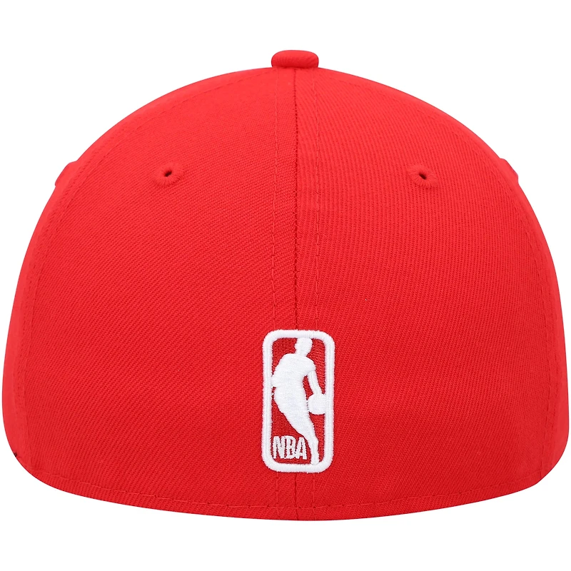 Men's New Era Red Chicago Bulls Team Low Profile 59FIFTY Fitted Hat