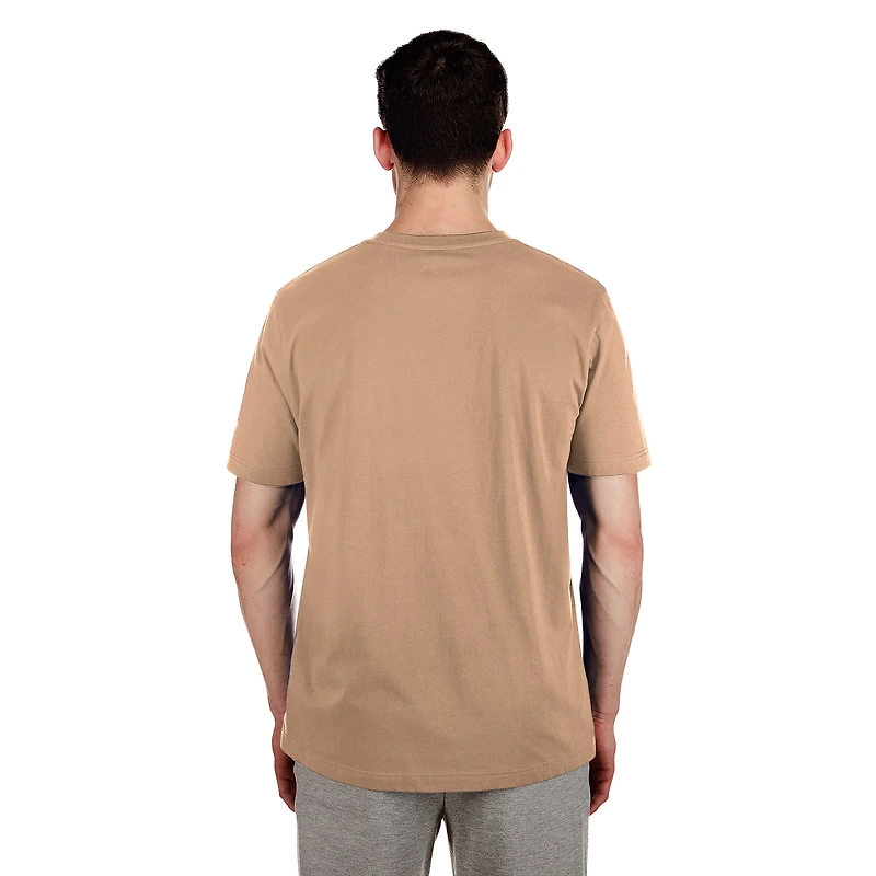 Men's New Era  Tan Chicago Bulls 2024/25 City Edition Chenille Heavyweight T-Shirt